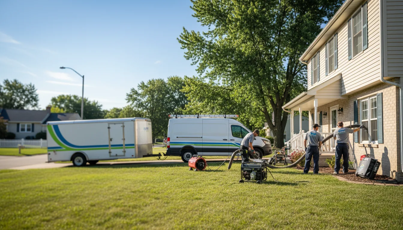 Flooded Basement Restoration And Cleanup With Repair in Saint Meinrad, IN near me